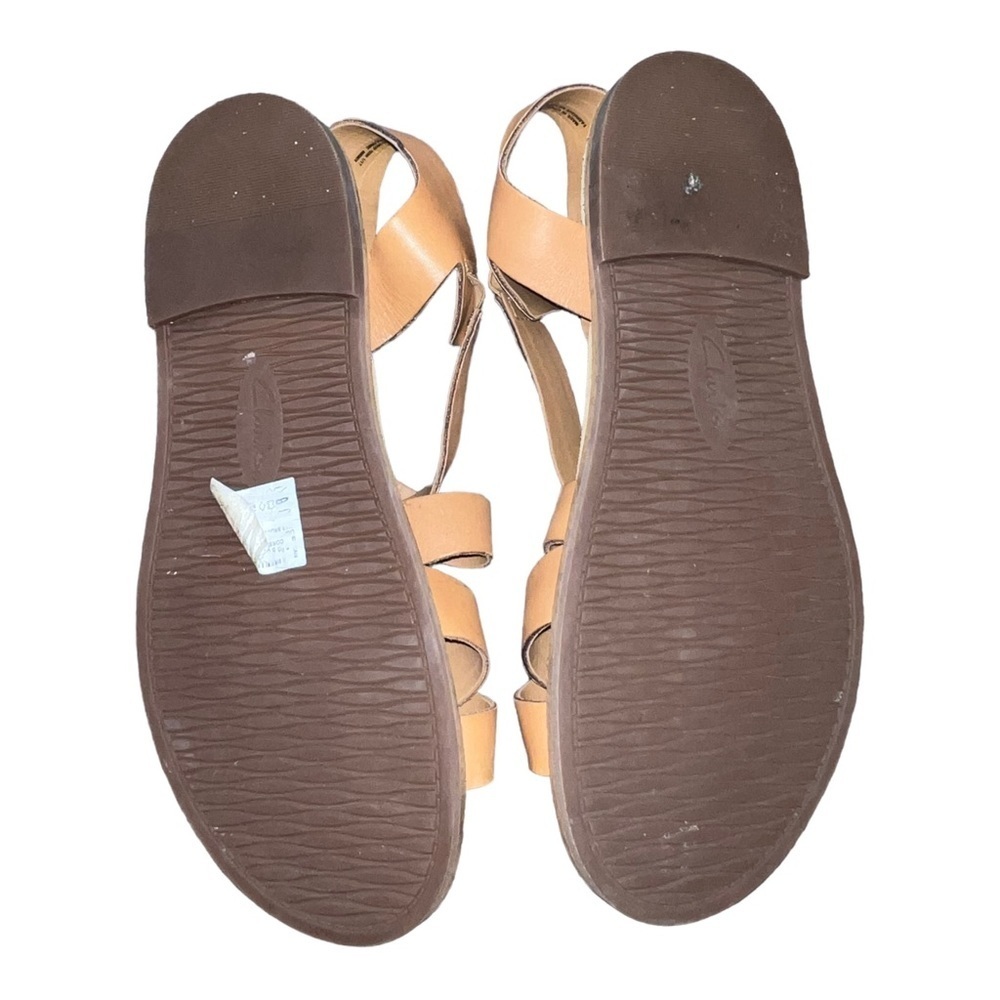 CLARKS Artisan Sandals Flats Fisherman Open Toe Straps Leather Shoes Sz 9 - Picture 8 of 14